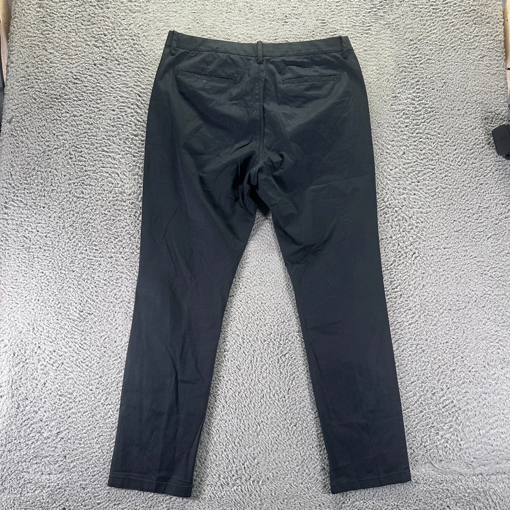 Old Navy Built-In Flex Pant Mens 36x30 Blue Cotton Chino Straight Slim Business